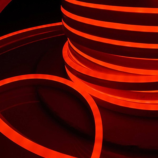 Лента LED ГИБКИЙ НЕОН 9,6 W/m 220V IP67 2835/240 RED 8mm (50м) a040595 ELEKTROSTANDARD