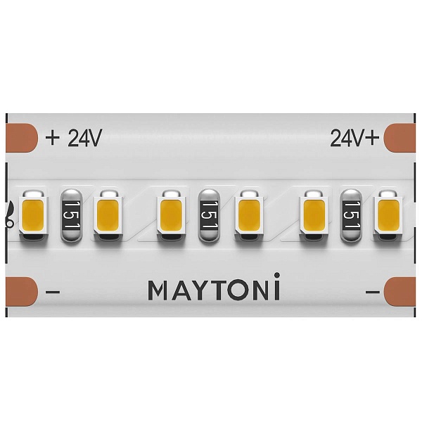 Лента LED ULTRA 21,5 W/m 24V IP 20 2216/300 3000K 10mm (5м) 201063 MAYTONI
