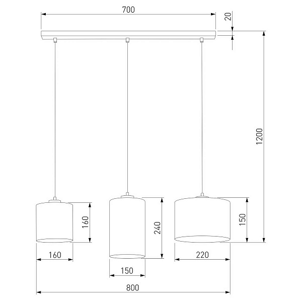 Подвес TK LIGHTING JUTA 4954 Juta a068752