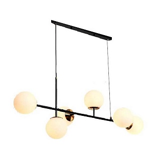 Подвес ILAMP GOLDEN 9136P/6 BK-WH