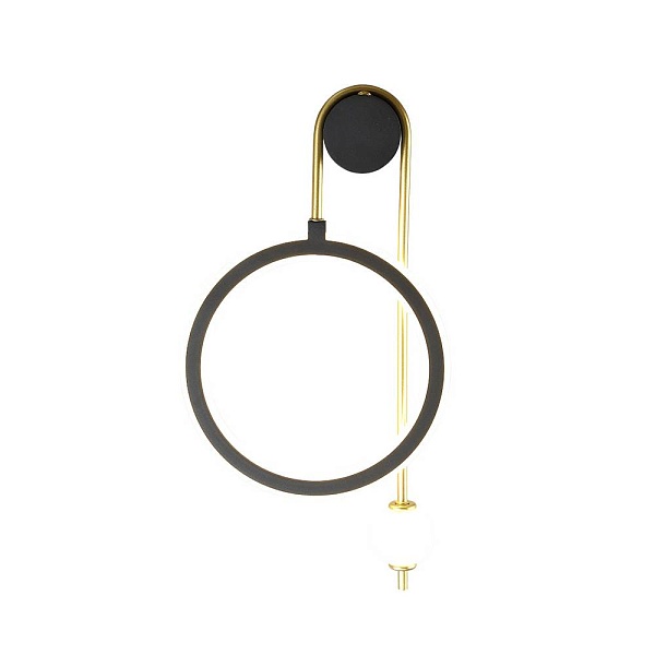 Бра CRYSTAL LUX CORIDA CORIDA AP25W LED BLACK/GOLD