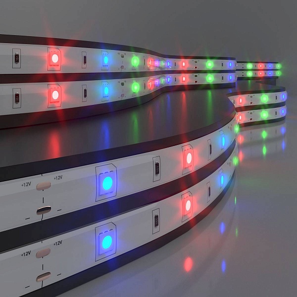 Лента LED 7,2 W/m 12V IP65 5050/30 RGB 10mm (5м) a049847 ELEKTROSTANDARD
