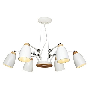 Люстра подвесная LOFT IT RESTOR WHITE Loft4402/6Wh