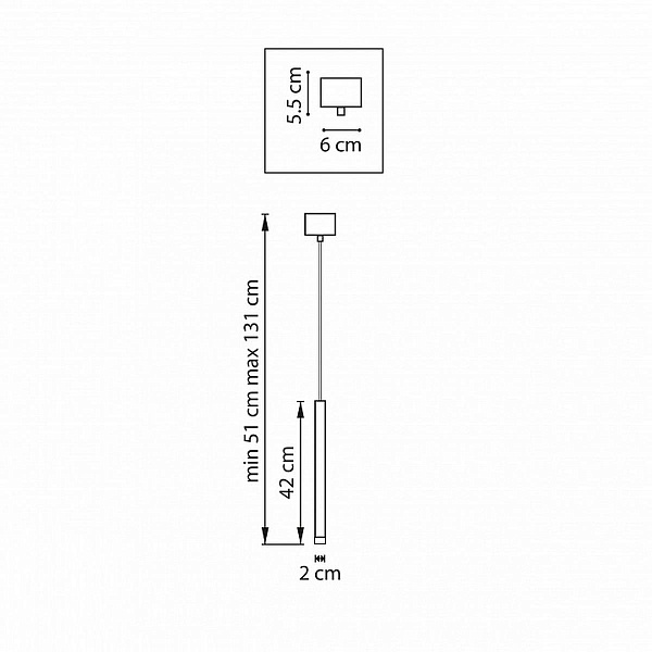 Подвес LIGHTSTAR TUBO LT7472331