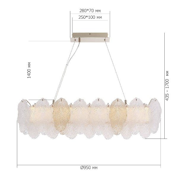 Люстра подвесная ST LUCE LIGHTSOME SL6135.233.01