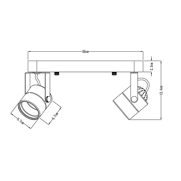 Спот ARTE LAMP A1310PL-2CC
