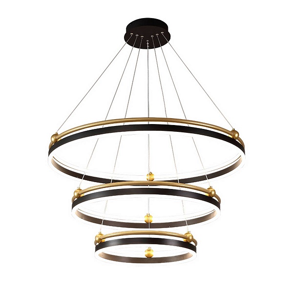 Подвес CRYSTAL LUX FERNANDO SP158W LED BLACK/GOLD