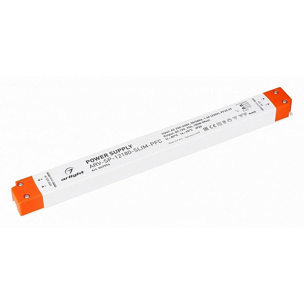Блок питания ARLIGHT ARV-SLIM 12V 180W IP20 47994