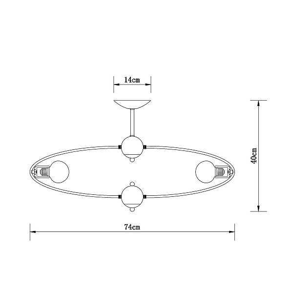 Люстра потолочная ARTE LAMP GLASGOW A1963PL-8BK