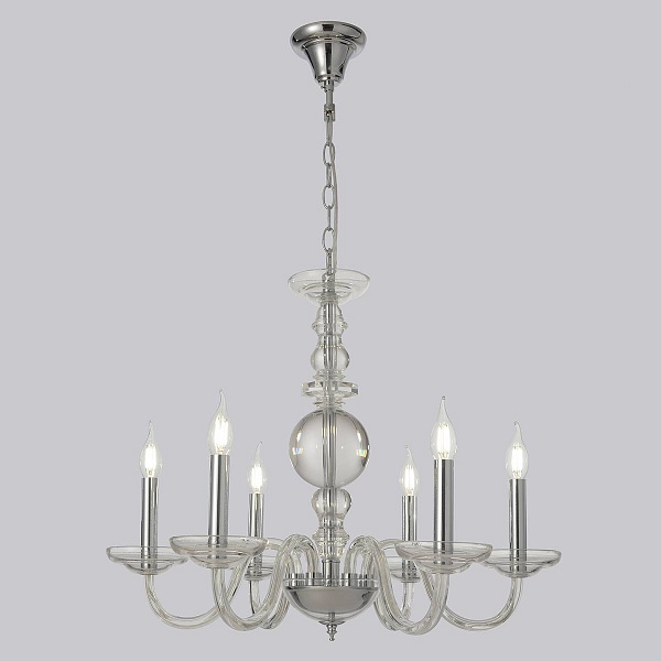 Люстра подвесная CRYSTAL LUX ARABESQUE SP6 CHROME