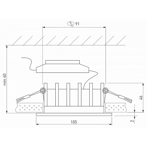 Светильник встраиваемый ELEKTROSTANDARD COMBI a069006