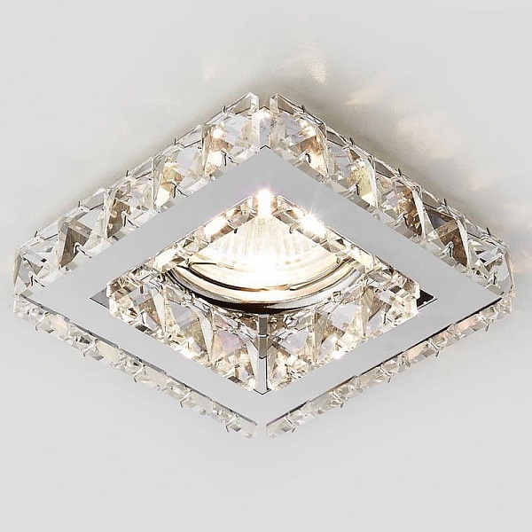 Светильник встраиваемый AMBRELLA LIGHT CRYSTAL K110 CL/CH