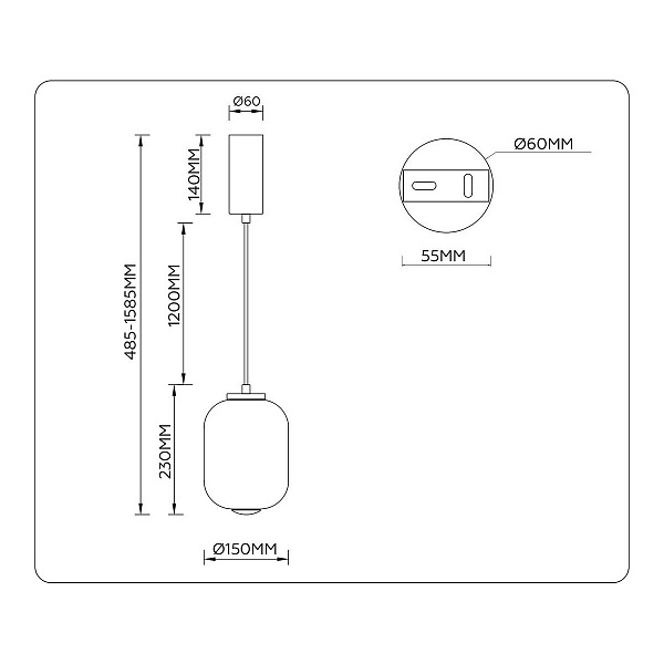 Подвес AMBRELLA LIGHT LH LH11031