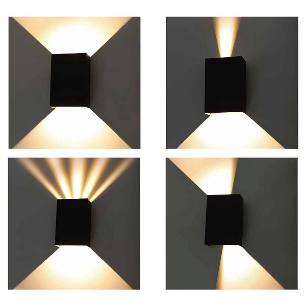 Светильник уличный настенный ARTE LAMP ALGOL A5640AL-2BK