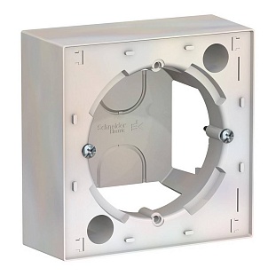 Коробка для наружного монтажа, ATLASDESIGN, Жемчуг, ATN000400, SCHNEIDER ELECTRIC