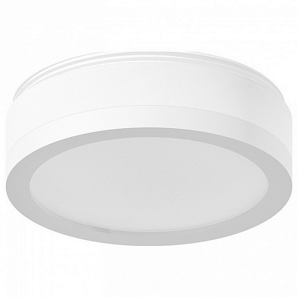 Рамка AMBRELLA LIGHT DIY SPOT 1 N7120 SWH/FR белый песок/белый матовый D70*H15mm Out15mm MR16
