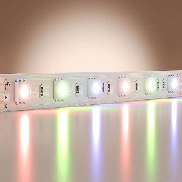 Лента LED BASE 14,4 W/m 24V IP20 5050/60 RGB 10mm (5м) 201197 MAYTONI