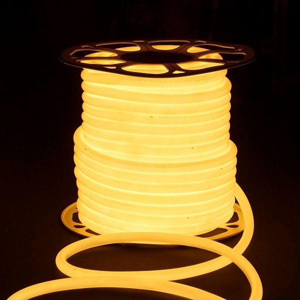 Лента LED ГИБКИЙ НЕОН 9,6 W/m 220V IP67 2835/144 3300K 16mm (50м) a052998 ELEKTROSTANDARD