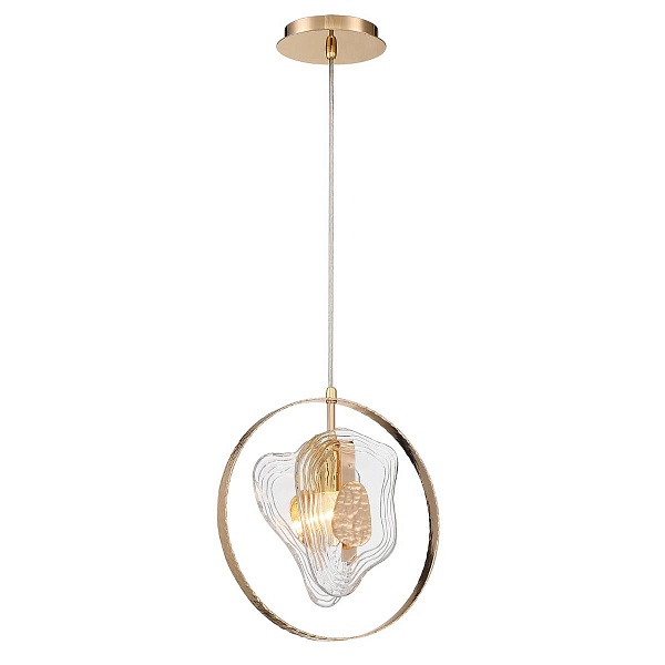 Подвес DELIGHT COLLECTION COWLEY P60669-1 gold/clear