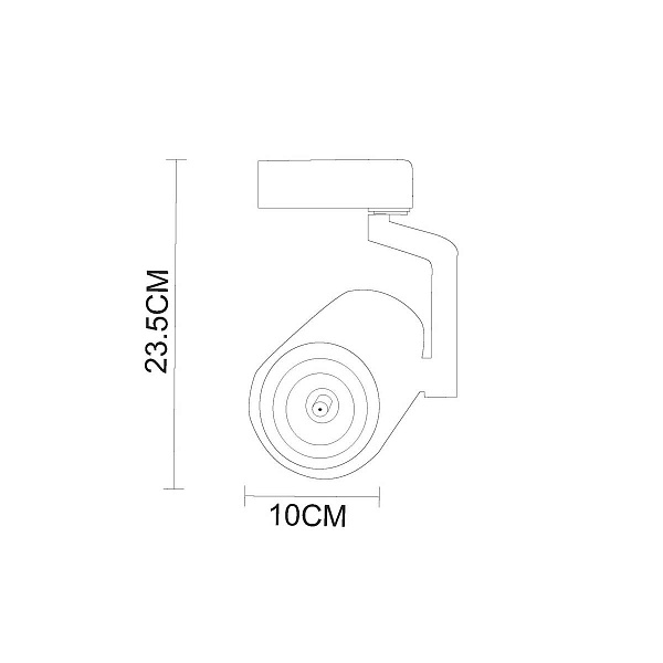 Трековый светильник ARTE LAMP Traccia A2330PL-1BK