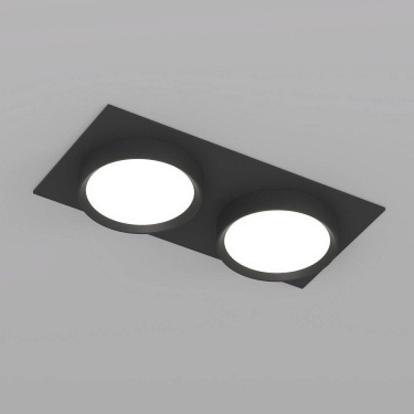Светильник встраиваемый DENKIRS FLAT DK2092-BK