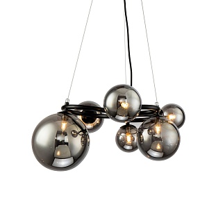 Люстра подвесная DELIGHT COLLECTION WENDT KG1202P-6 grey/clear