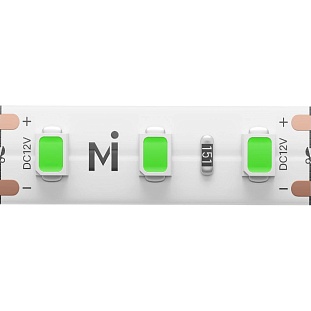Лента LED BASE 9,6 W/m 12V IP20 2835/120 Green (зеленый) 8mm (5м) 201172 MAYTONI