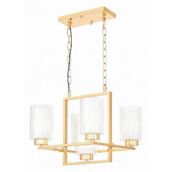 Люстра подвесная LUMINA DECO LINO LDP 1239-5 F.GD