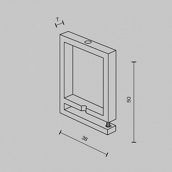Крепеж MAYTONI ACCESSORIES FOR SYSTEM PARITY TRA130BS-B