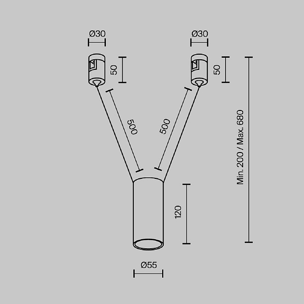 Трековый светильник MAYTONI FOCUS LED TR157-1-12W3K-BS