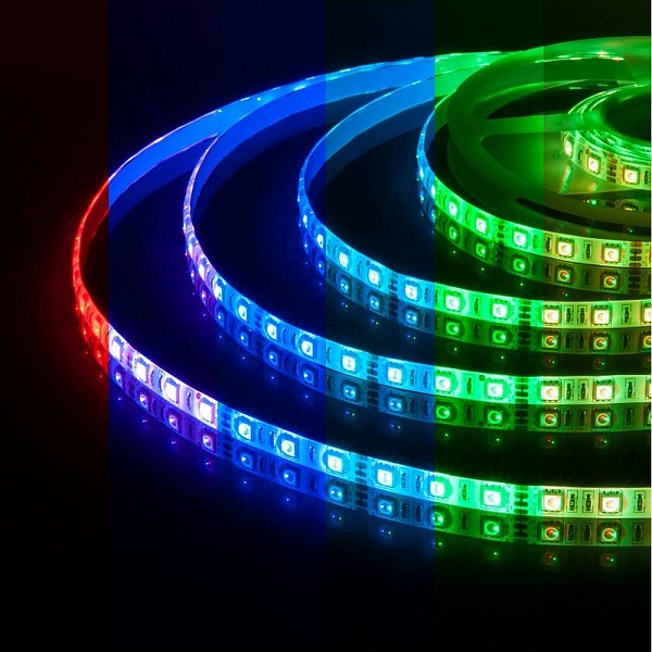 Лента LED 14,4 W/m 12V IP65 5050/60 RGB 10mm (5м) a034876 ELEKTROSTANDARD