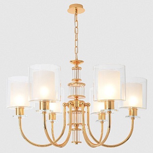 Люстра подвесная CRYSTAL LUX ELENA ELENA SP6 GOLD