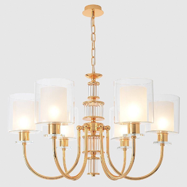 Люстра подвесная CRYSTAL LUX ELENA ELENA SP6 GOLD