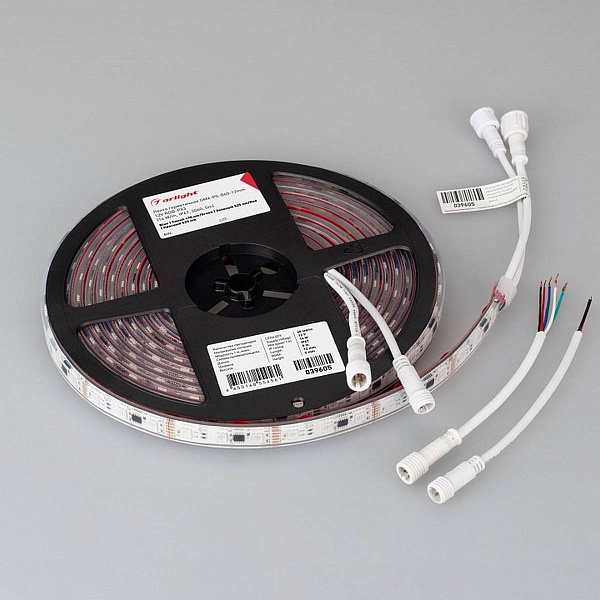 Лента LED DMX-PS-B60 14 W/m 12V IP67 5060/60 K 12mm (5м) 39605 ARLIGHT