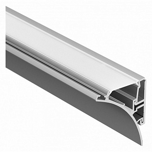 Профиль для ленты LED накладной KARNIZ-R-2000 ANOD x37мм без рассеивателя (2м) 21649 ARLIGHT