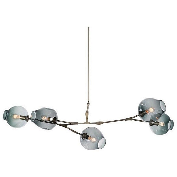 Люстра подвесная DELIGHT COLLECTION BUBBLE KG0579P-5 smoky