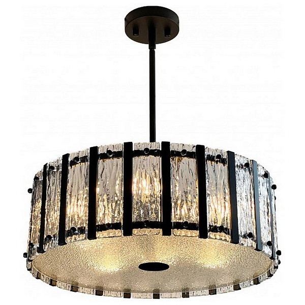 Люстра подвесная ILAMP PANORAMA D4688-50 MBK