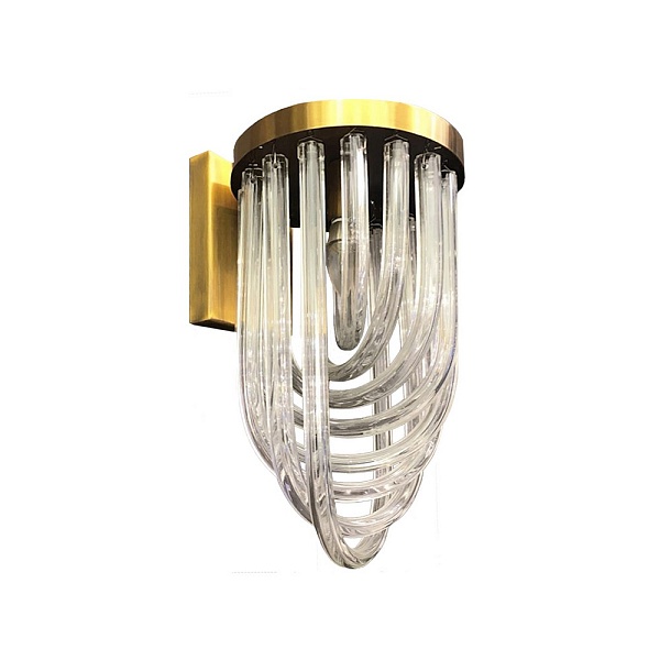 Бра DELIGHT COLLECTION MURANO GLASS A001-200 A1 brass