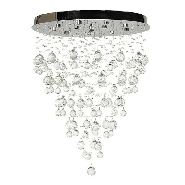 Люстра-каскад ARTI LAMPADARI FLUSSO NICKEL Flusso H 1.4.55.615 N