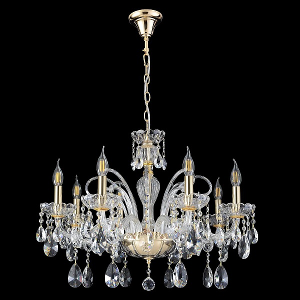 Люстра подвесная CRYSTAL LUX MONICA SP8 GOLD