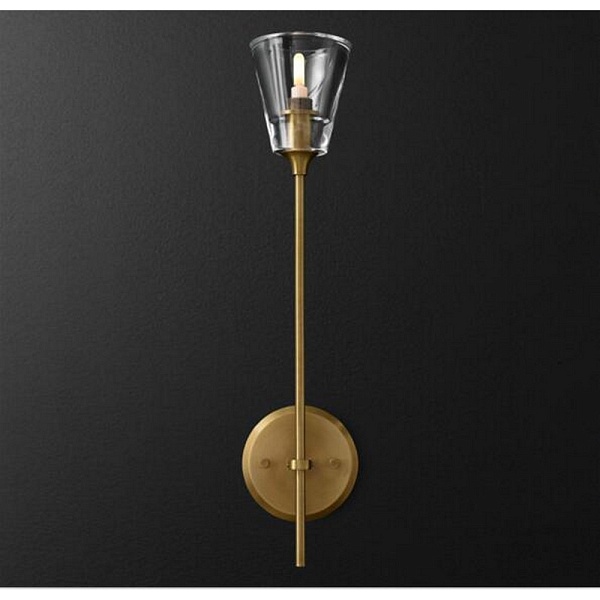 Бра DELIGHT COLLECTION TORCHE DE VERRE 8614W/D gold