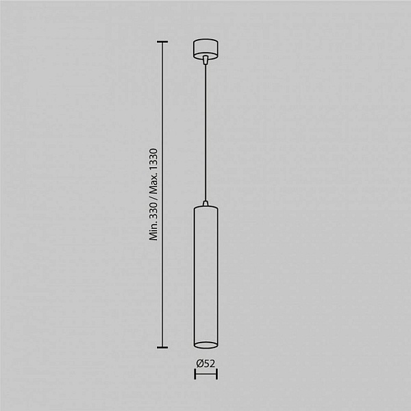 Подвес MAYTONI FOCUS LED P072PL-L12B3K-1