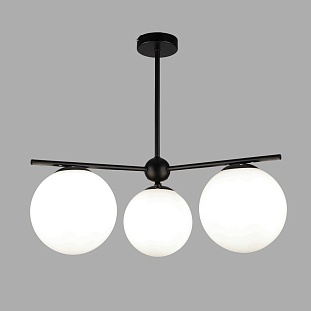 Люстра потолочная EUROSVET MARBELLA 60147/3 черный a063854