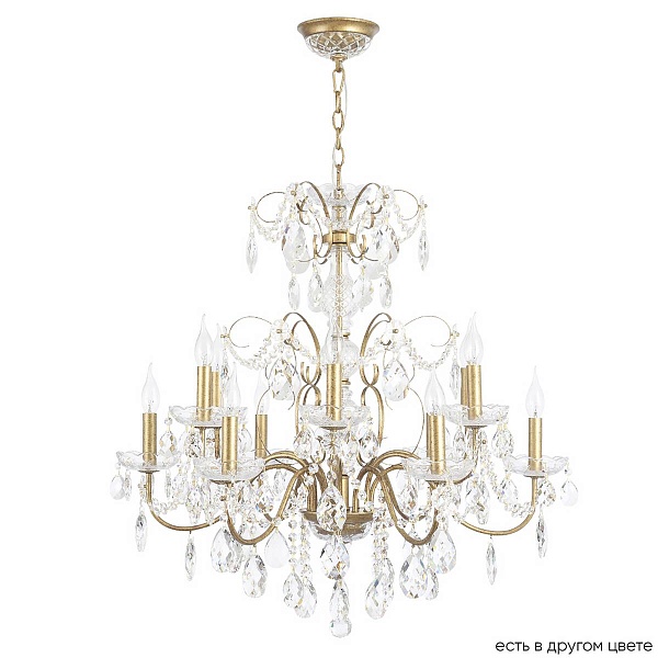 Люстра подвесная CRYSTAL LUX ODELIS SP12 GOLD