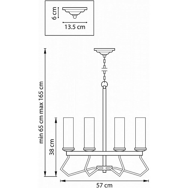 Люстра подвесная LIGHTSTAR FLUME 723065