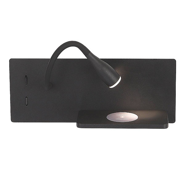 Бра CRYSTAL LUX CLT 217W Qi+USB BL