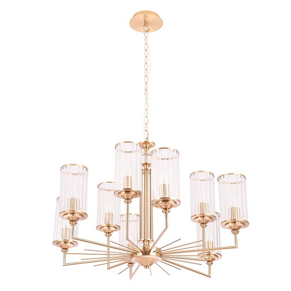 Люстра подвесная CRYSTAL LUX GLORIA SP9 BRASS