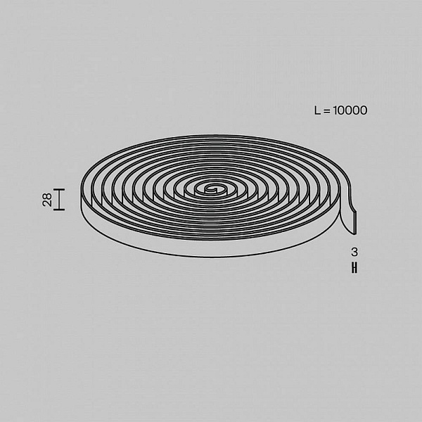 Шинопровод текстильный MAYTONI CONDUCTIVE TEXTILE TAPE PARITY TRX130-1.10DB