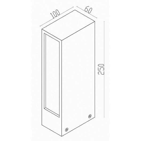 Светильник уличный столб низкий MAYTONI HOF O422FL-L6GF