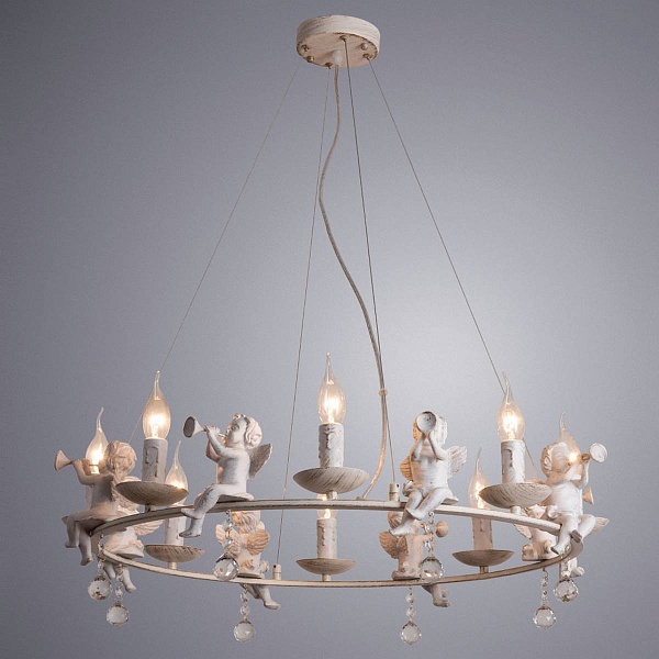 Люстра подвесная ARTE LAMP AMUR A1133SP-8WG